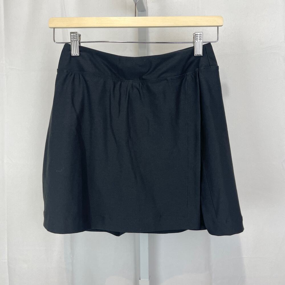 OUTDOOR VOICES Court Skort Skirt w Shorts Pull On Stretch Black Size XS